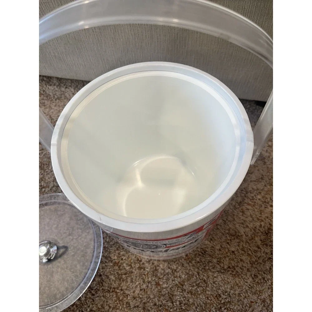 vintage Budweiser vinyl-wrapped insulated ice bucket